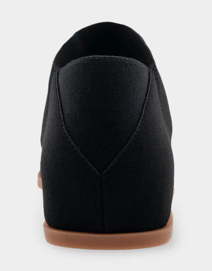 Aerosoles Comfortable Women039s Elastic Banded Mini Wedge Sandal In Black Combo Elastic Fabric Black Combo Women Clogs and Mules