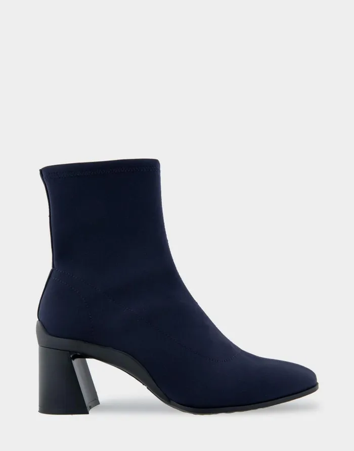 Aerosoles Comfortable Women039s Heeled Ankle Boot In Navy Stretch Gabardine Fabric Navy Stretch Gabardine Fabric Women Heeled Boots Aerosoles Comfortable Women039s Heeled Ankle Boot In Navy Stretch Gabardine Fabric Navy Stretch Gabardine Fabric Women Heeled Boots