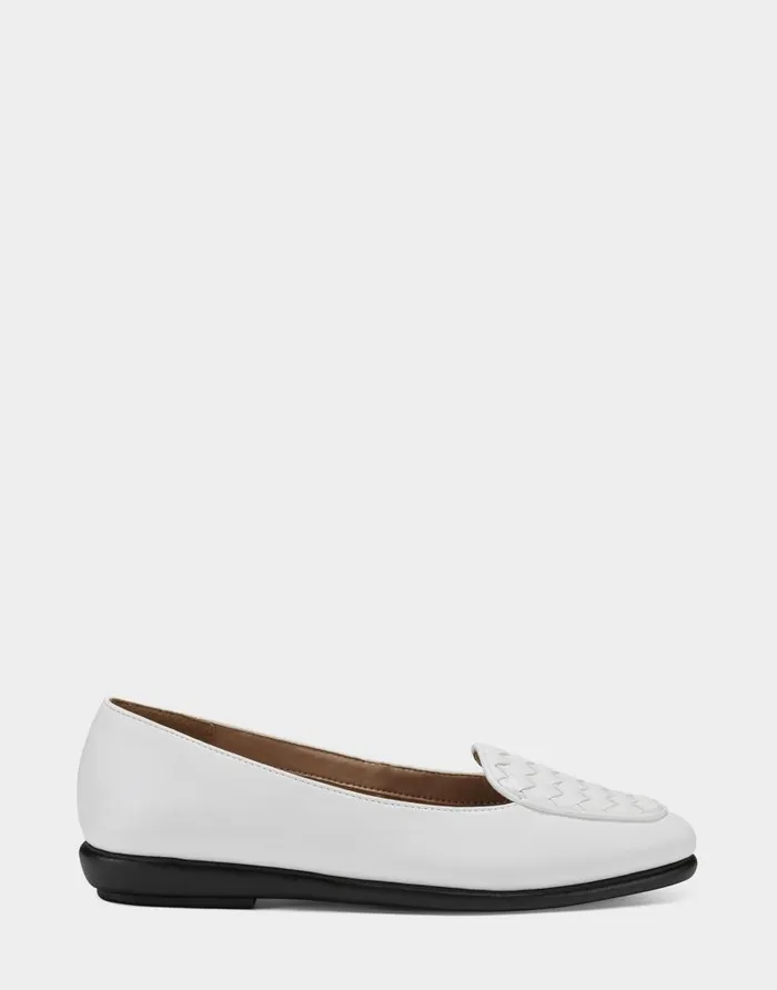 Aerosoles Comfortable Women039s Loafer In White Faux Leather White Faux Leather Women Clogs and Mules Aerosoles Comfortable Women039s Loafer In White Faux Leather White Faux Leather Women Clogs and Mules