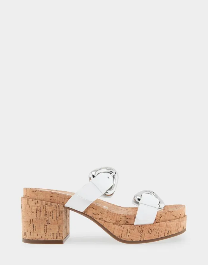 Aerosoles Comfortable Women039s Molded Footbed Platform Slide Sandal In White Leather White Leather Women Platforms Aerosoles Comfortable Women039s Molded Footbed Platform Slide Sandal In White Leather White Leather Women Platforms