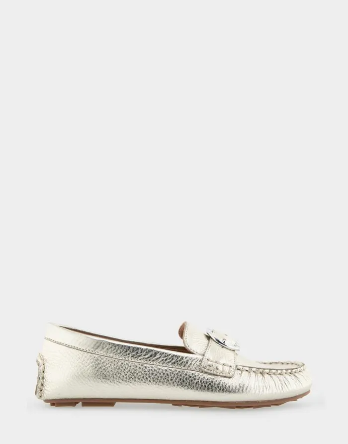 Aerosoles Comfortable Women039s Ornamented Driver In Soft Gold Leather Soft Gold Leather Women Wide Width Flats Aerosoles Comfortable Women039s Ornamented Driver In Soft Gold Leather Soft Gold Leather Women Wide Width Flats