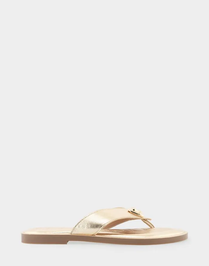 Aerosoles Comfortable Women039s Ornamented Thong Sandal In Soft Gold Faux Leather Soft Gold Faux Leather Women Clogs and Mules Aerosoles Comfortable Women039s Ornamented Thong Sandal In Soft Gold Faux Leather Soft Gold Faux Leather Women Clogs and Mules