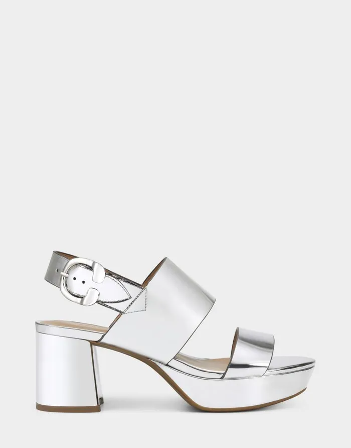 Aerosoles Comfortable Women039s Platform Sandal In Silver Metallic Faux Leather Silver Metallic Women Platforms Aerosoles Comfortable Women039s Platform Sandal In Silver Metallic Faux Leather Silver Metallic Women Platforms