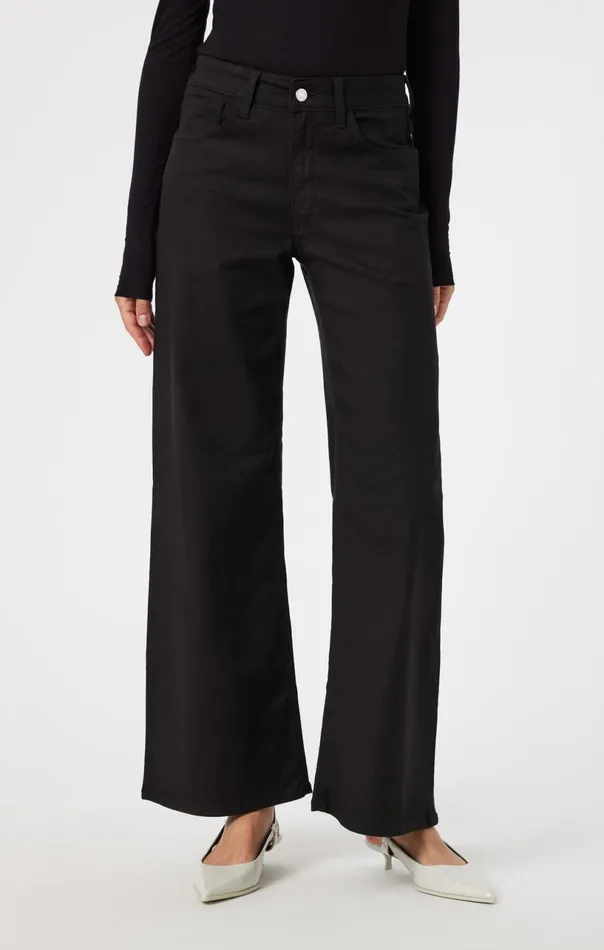 Alena Straight Leg In Black Luxe Twill Women Mavi Jeans Pants Alena Straight Leg In Black Luxe Twill Women Mavi Jeans Pants