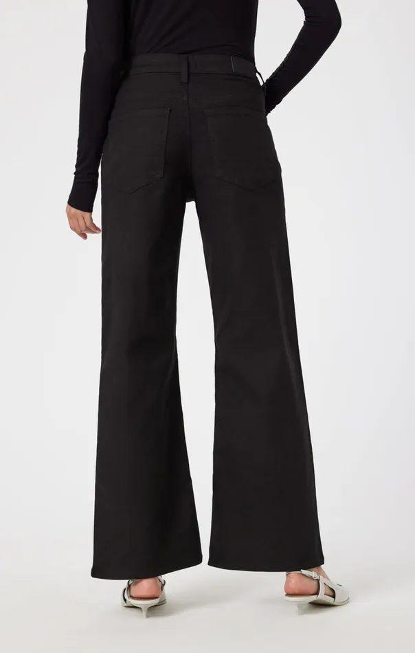 Alena Straight Leg In Black Luxe Twill Women Mavi Jeans Pants Alena Straight Leg In Black Luxe Twill Women Mavi Jeans Pants