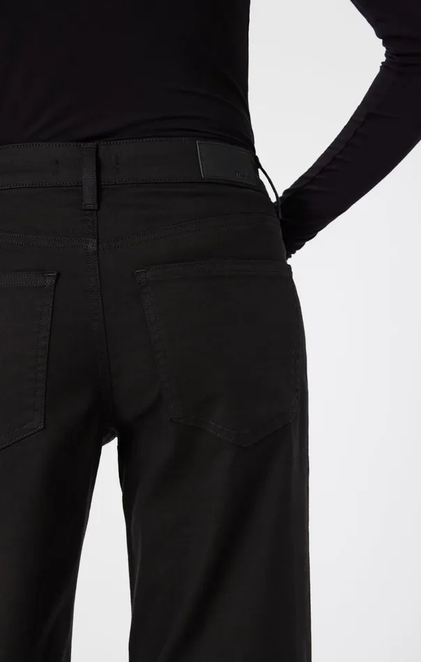 Alena Straight Leg In Black Luxe Twill Women Mavi Jeans Pants Alena Straight Leg In Black Luxe Twill Women Mavi Jeans Pants