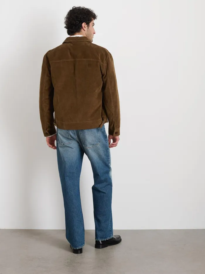 Alex Mill Jackets Coats Men Charlie Zip Jacket In Corduroy Saddle Alex Mill Jackets Coats Men Charlie Zip Jacket In Corduroy Saddle