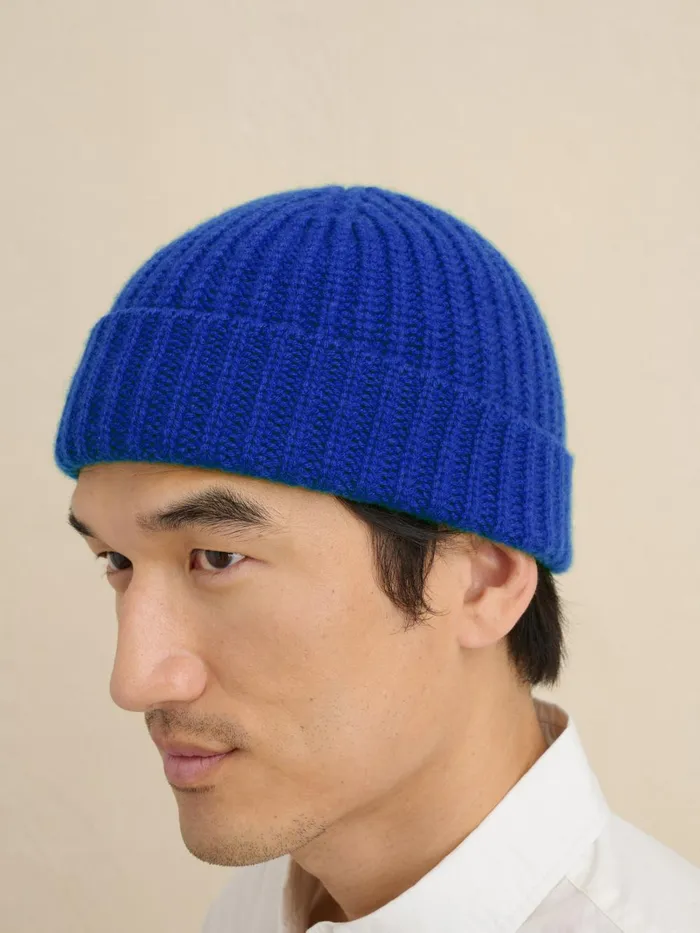 Alex Mill Men Cashmere Beanie Cobalt