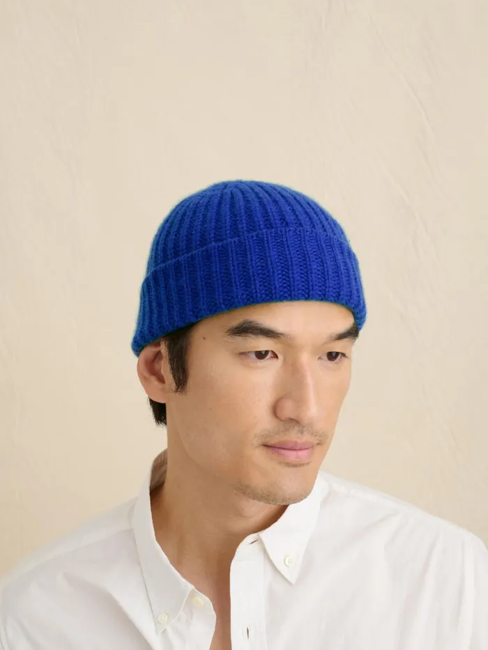 Alex Mill Men Cashmere Beanie Cobalt