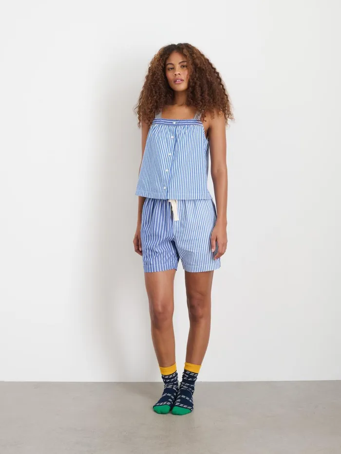 Alex Mill Pajamas Slippers Women P039jimmies Sleep Cami In Stripe Classic Blue Stripe