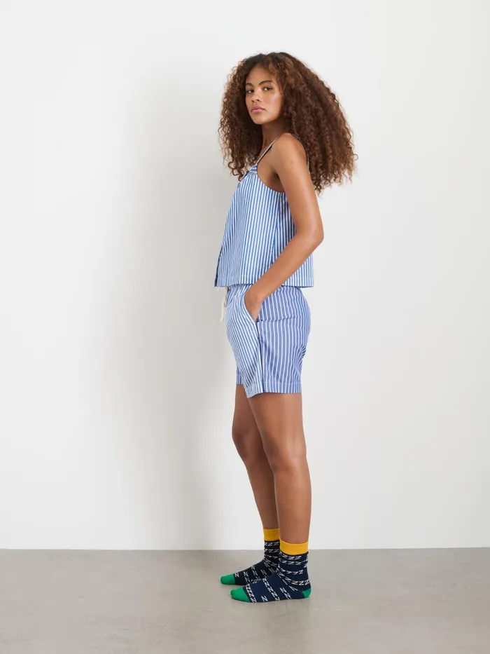 Alex Mill Pajamas Slippers Women P039jimmies Sleep Cami In Stripe Classic Blue Stripe