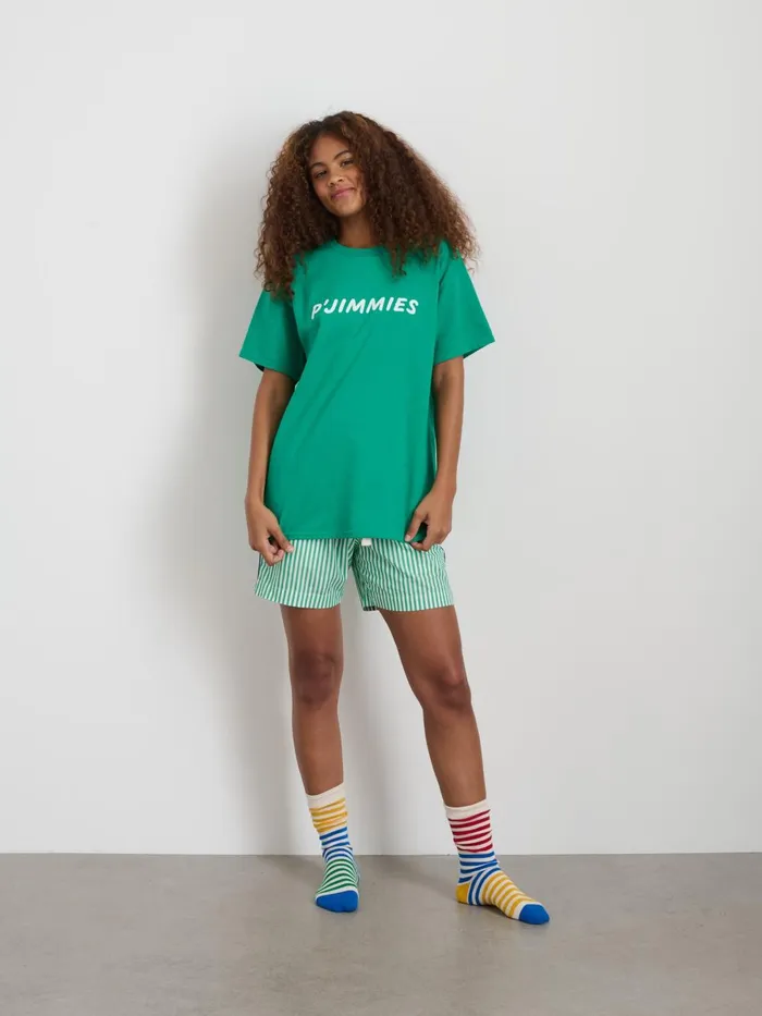 Alex Mill Pajamas Slippers Women P039jimmies Sleep Tee Green