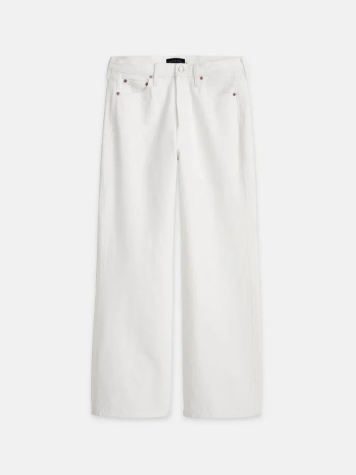 Alex Mill Pants Women Alek Wide Leg Jean Sea Salt