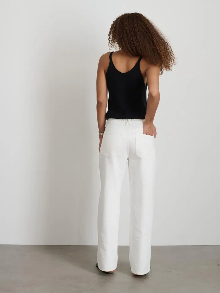 Alex Mill Pants Women Alek Wide Leg Jean Sea Salt