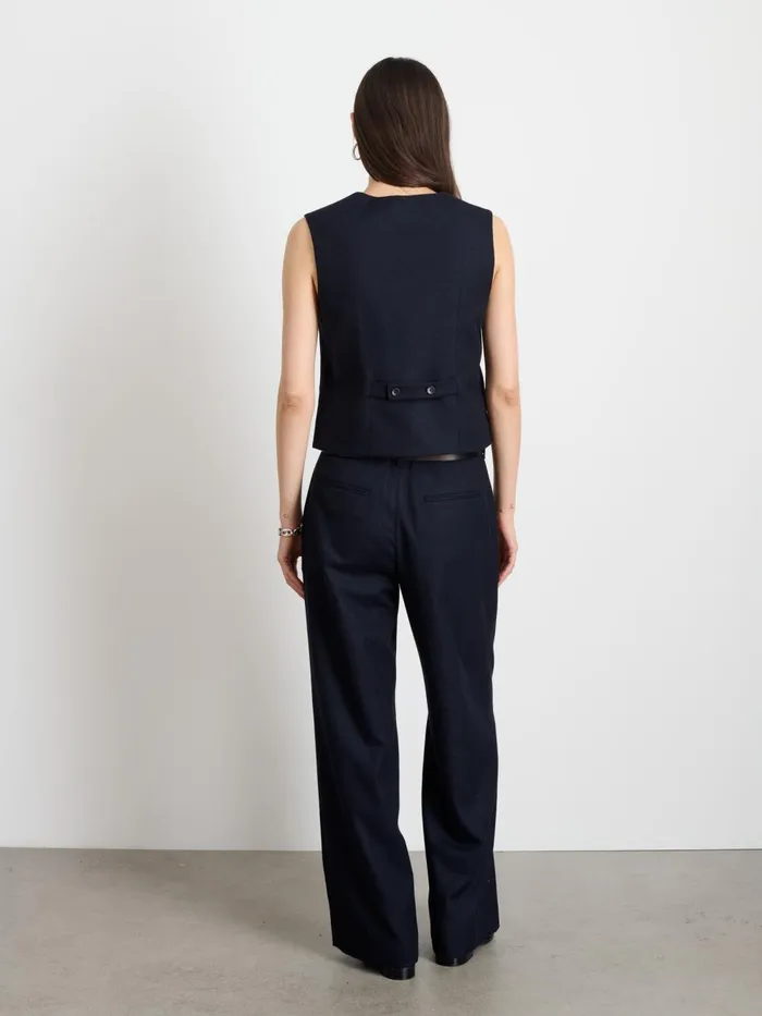 Alex Mill Pants Women Soho Trouser In Wool Dark Navy