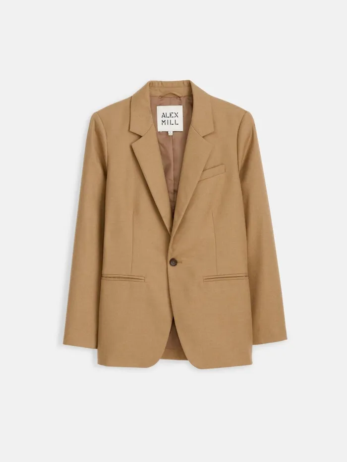 Alex Mill Set Dressing Women Soho Blazer In Wool Camel