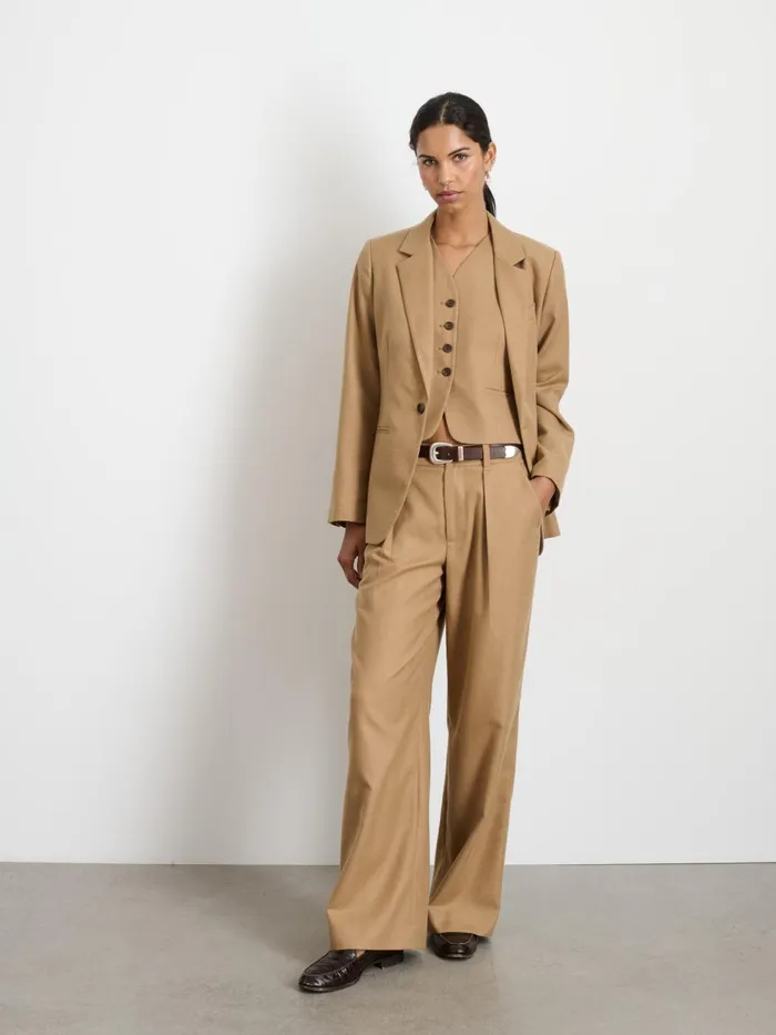Alex Mill Set Dressing Women Soho Blazer In Wool Camel