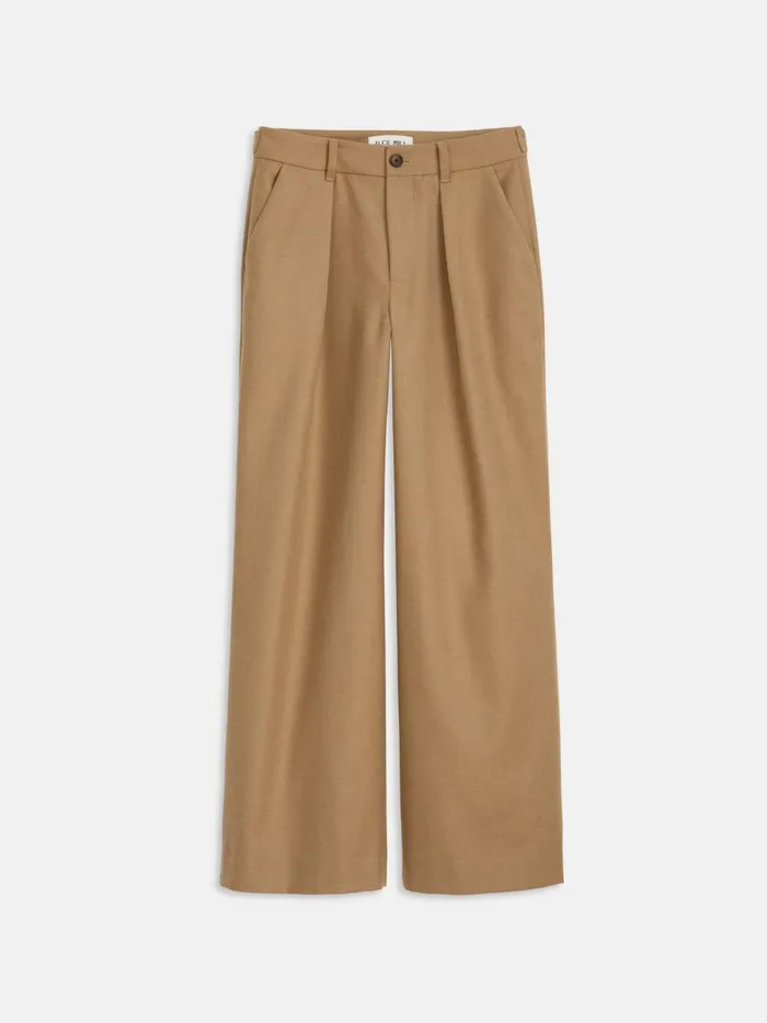 Alex Mill Set Dressing Women Soho Trouser In Wool Camel