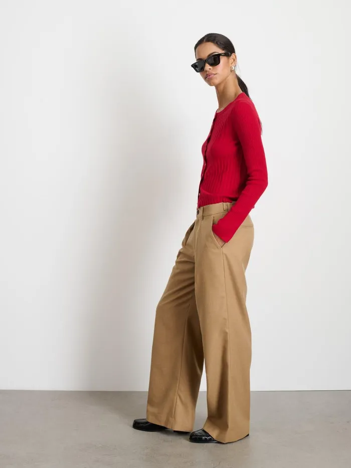 Alex Mill Set Dressing Women Soho Trouser In Wool Camel