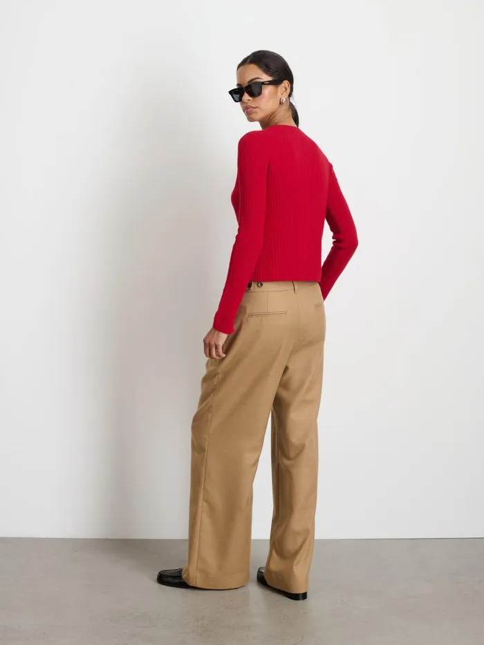 Alex Mill Set Dressing Women Soho Trouser In Wool Camel