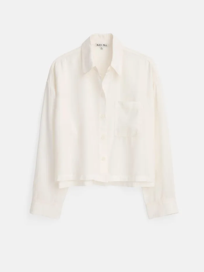 Alex Mill Shirts Tops Women Cropped Gemma Shirt Ivory