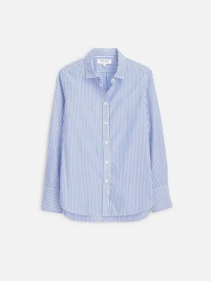 Alex Mill Shirts Tops Women Val Shirt In Striped Poplin
