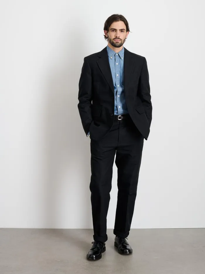 Alex Mill Suiting Blazers Men Grant Trouser In Cotton Twill Anthracite Alex Mill Suiting Blazers Men Grant Trouser In Cotton Twill Anthracite