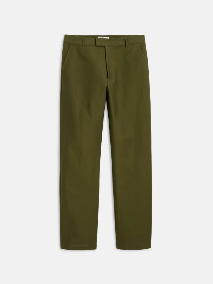 Alex Mill Suiting Blazers Men Grant Trouser In Cotton Twill Surplus Olive
