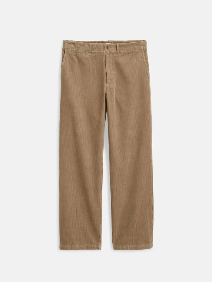 Alex Mill Suiting Blazers Men Straight Leg Pant In Corduroy Long Inseam Khaki