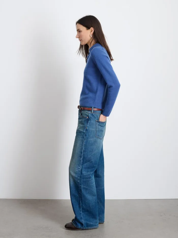 Alex Mill Sweaters Women Alice Polo In Cashmere Infinity Blue