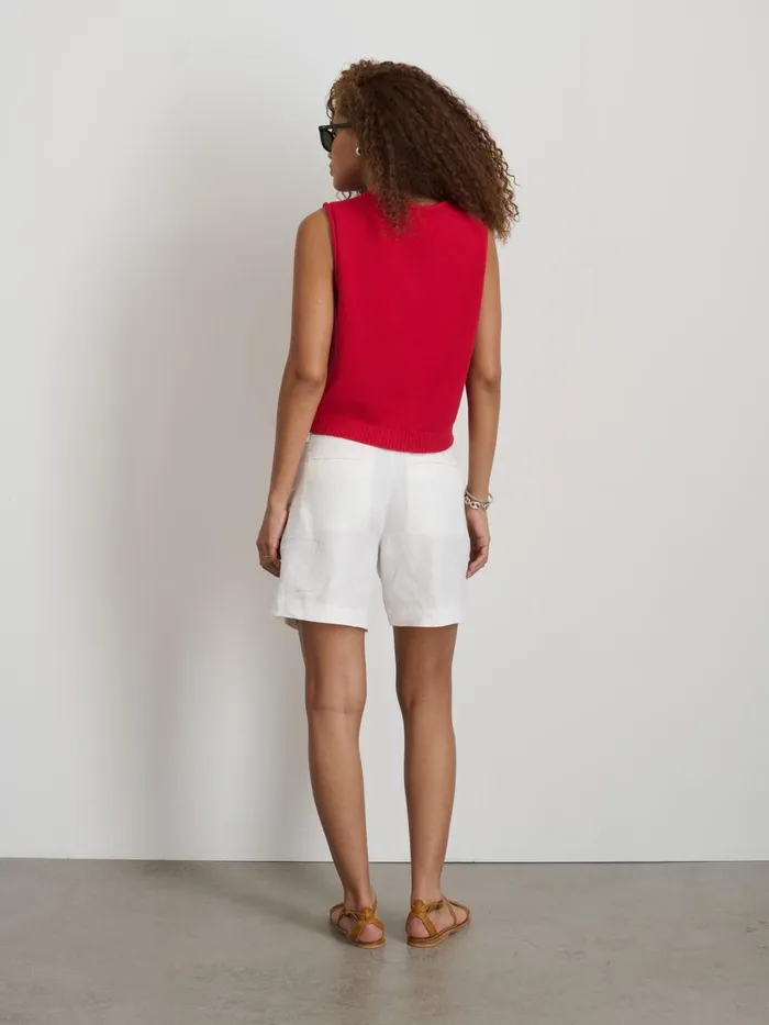 Alex Mill Sweaters Women Bridget Vest In Cotton Tomato