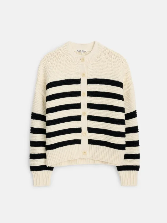 Alex Mill Sweaters Women Nico Striped Cardigan In Cotton