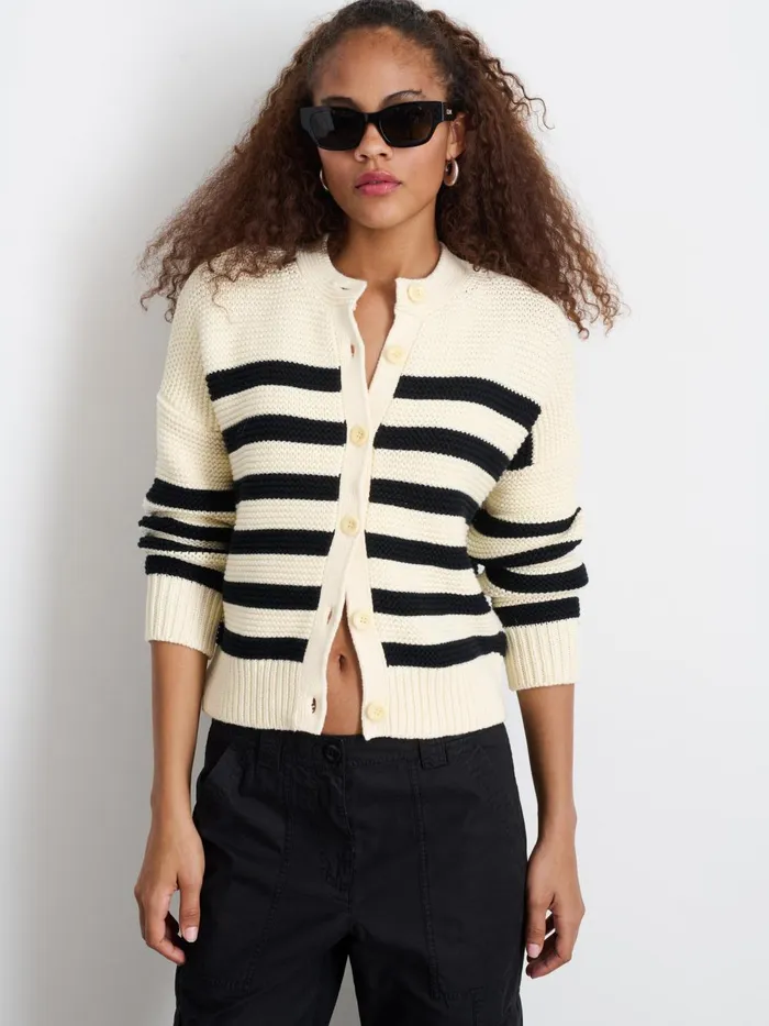 Alex Mill Sweaters Women Nico Striped Cardigan In Cotton