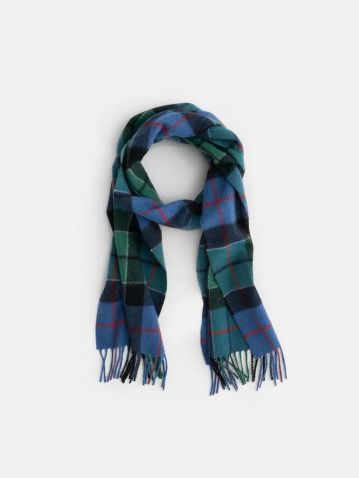Alex Mill Women Joshua Ellis Plaid Scarf In Cashmere Greenredblue