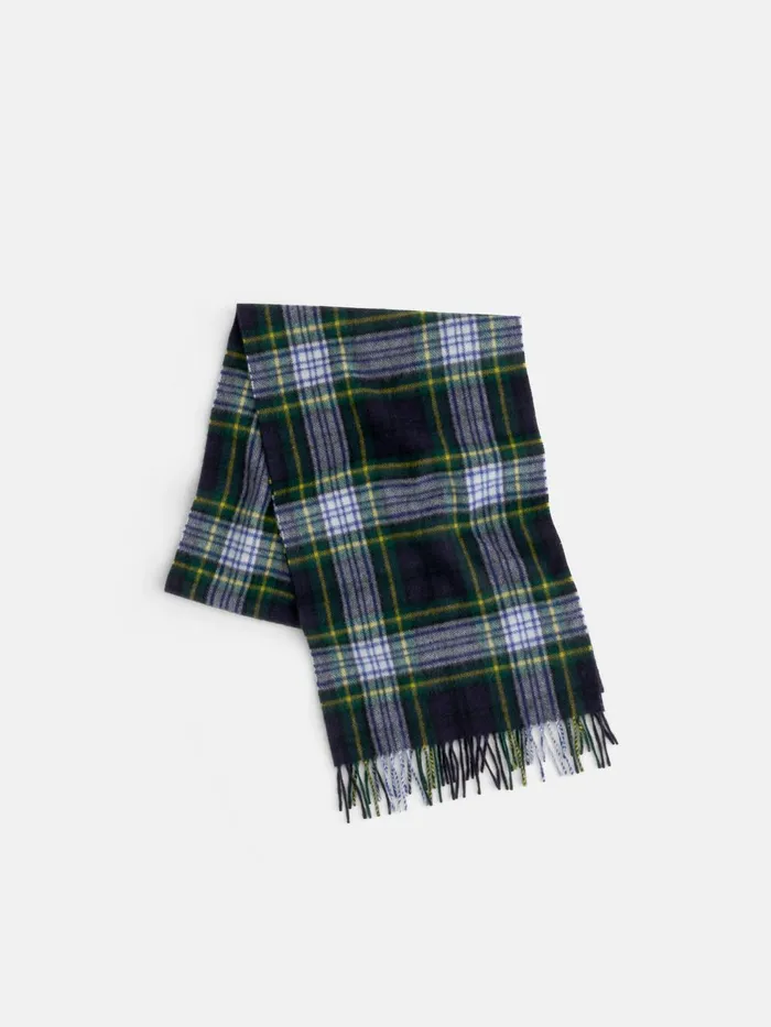 Alex Mill Women Joshua Ellis Plaid Scarf In Cashmere Navygreenyellow