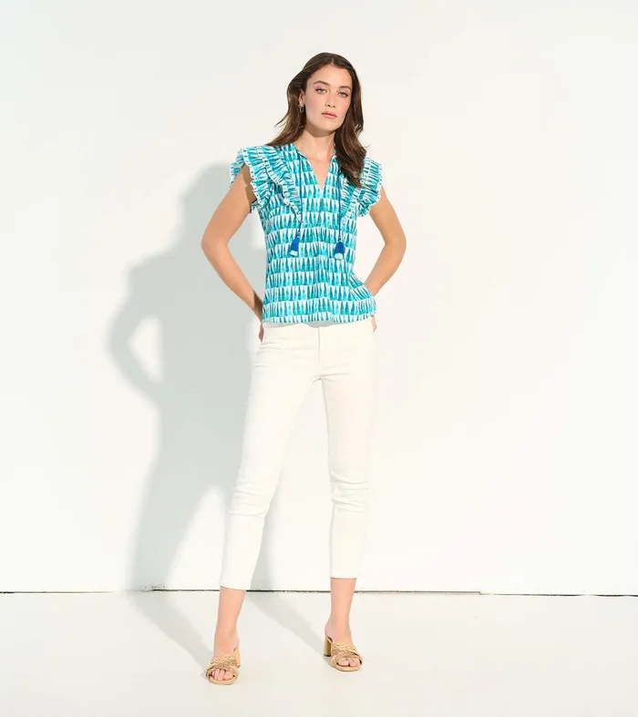 Alexa Popover Top 8211 Painted Triangles Hatley