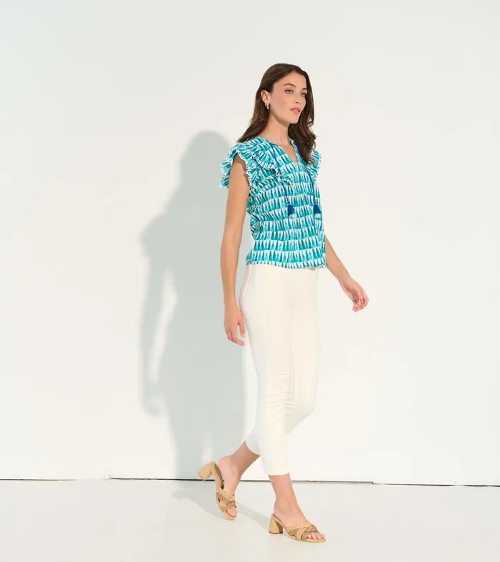 Alexa Popover Top 8211 Painted Triangles Hatley