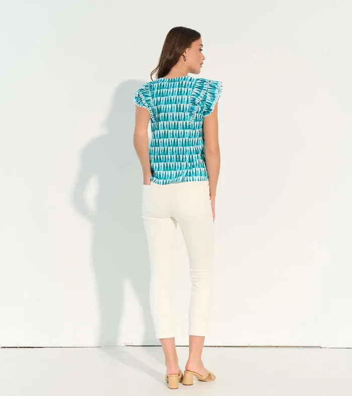 Alexa Popover Top 8211 Painted Triangles Hatley