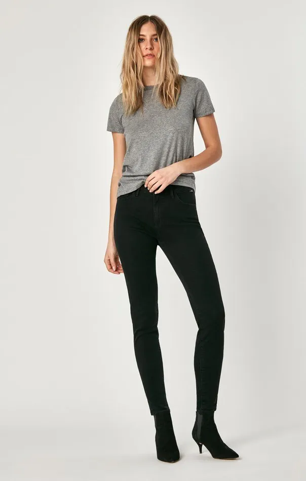 Alissa High Rise Super Skinny In Black Brushed Supersoft Women Mavi Jeans Denim Alissa High Rise Super Skinny In Black Brushed Supersoft Women Mavi Jeans Denim