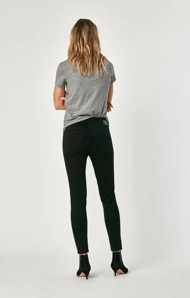 Alissa High Rise Super Skinny In Black Brushed Supersoft Women Mavi Jeans Denim Alissa High Rise Super Skinny In Black Brushed Supersoft Women Mavi Jeans Denim