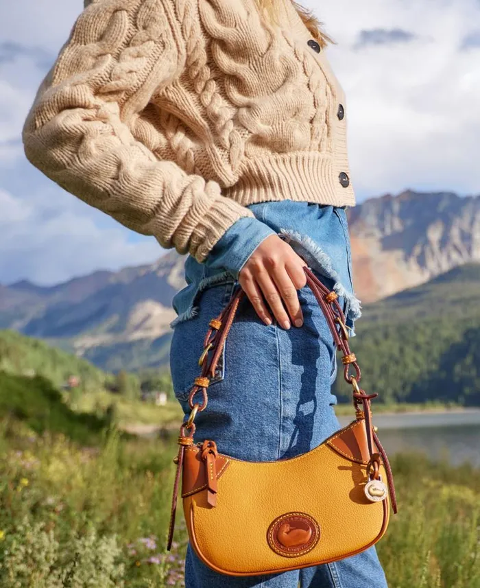 All Weather Leather 30 Demi Shoulder 22 Green Woman Dooney and Bourke Shoulder Bags All Weather Leather 30 Demi Shoulder 22 Green Woman Dooney and Bourke Shoulder Bags