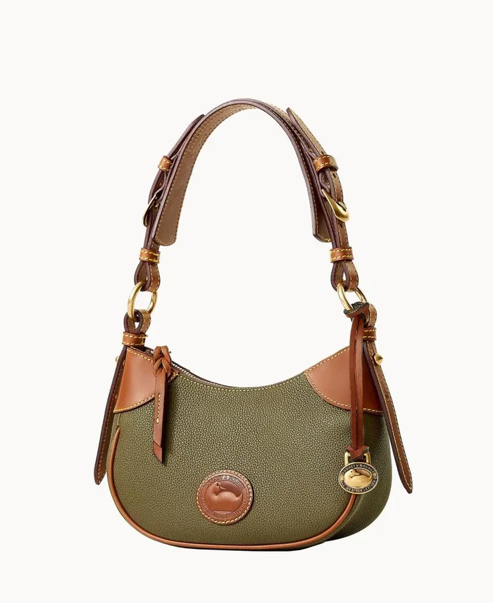All Weather Leather 30 Demi Shoulder 22 Green Woman Dooney and Bourke Shoulder Bags All Weather Leather 30 Demi Shoulder 22 Green Woman Dooney and Bourke Shoulder Bags