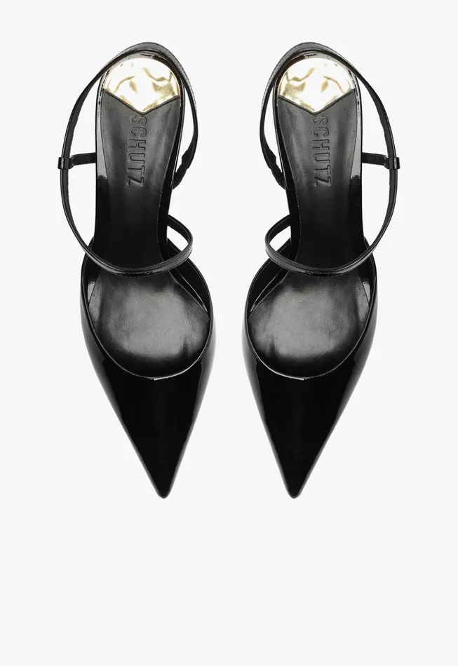 Annie Mid Pump Black Women Schutz Shoes