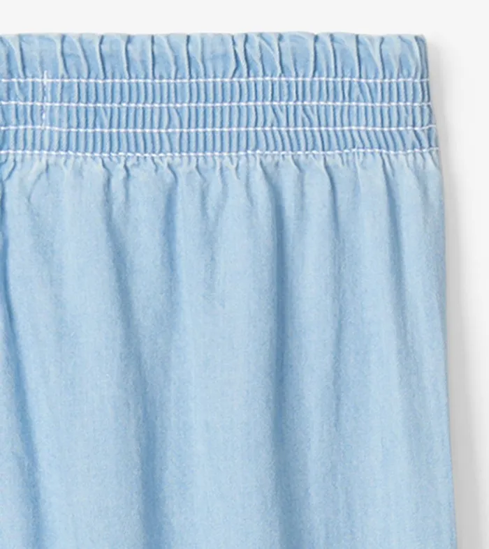 Baby and Toddler Girls Denim Baggy Pants Hatley