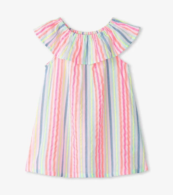 Baby and Toddler Girls Miami Beach Ruffle ALine Dress Hatley