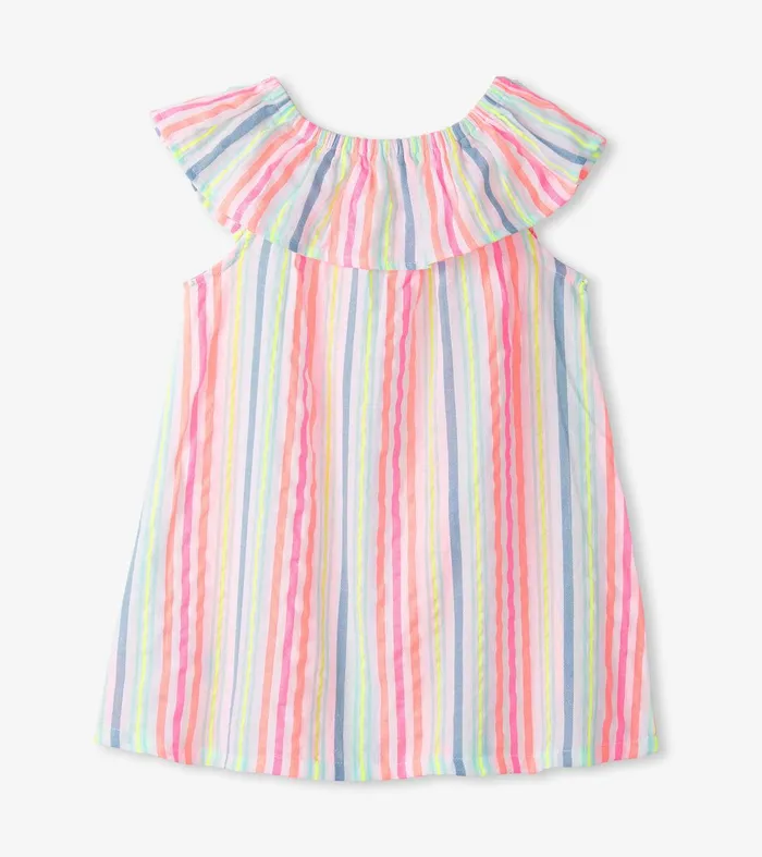 Baby and Toddler Girls Miami Beach Ruffle ALine Dress Hatley