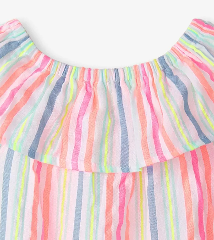 Baby and Toddler Girls Miami Beach Ruffle ALine Dress Hatley