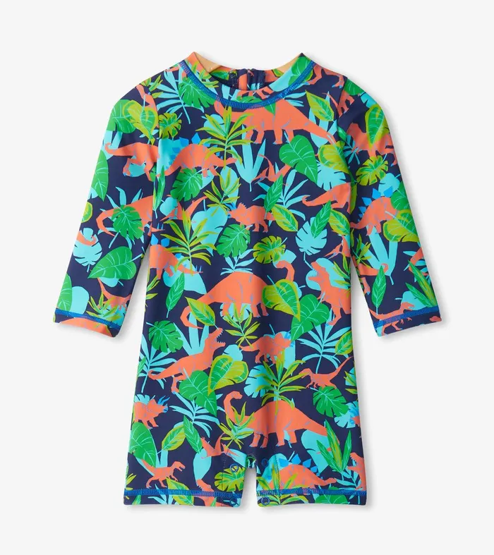 Baby Boys Dino Jungle OnePiece Rashguard Hatley