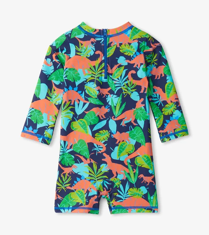 Baby Boys Dino Jungle OnePiece Rashguard Hatley