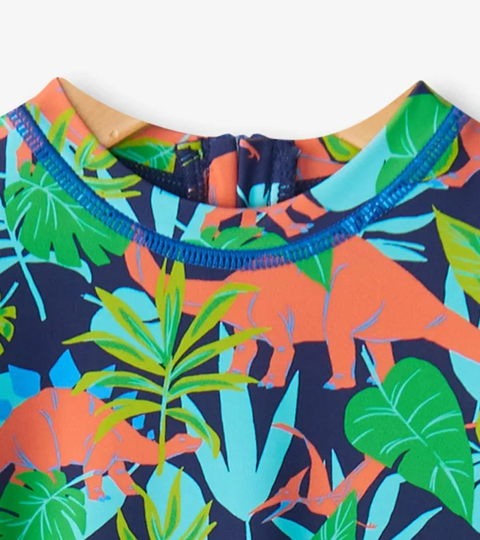 Baby Boys Dino Jungle OnePiece Rashguard Hatley